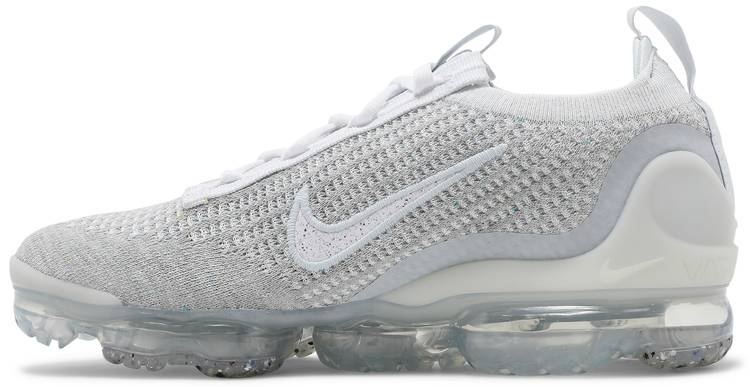 Best Replica Wmns Air VaporMax 2021 Flyknit  White Pure Platinum  DC4112-100 - Colareps
