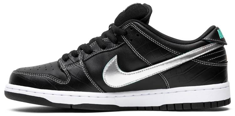 Best Replica Diamond Supply Co. x Dunk Low Pro SB  Black Diamond  BV1310-001 - Colareps