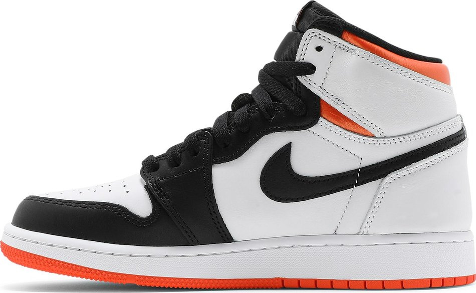 Best Replica Air Jordan 1 Retro High OG GS  Electro Orange  575441-180 - Colareps