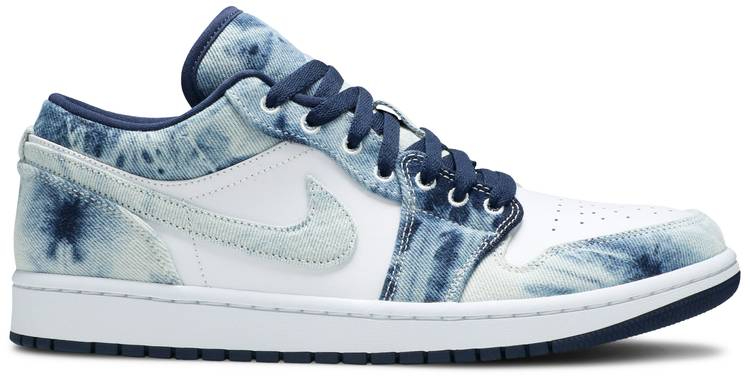 Best Replica Air Jordan 1 Low SE  Washed Denim  CZ8455-100 - Colareps
