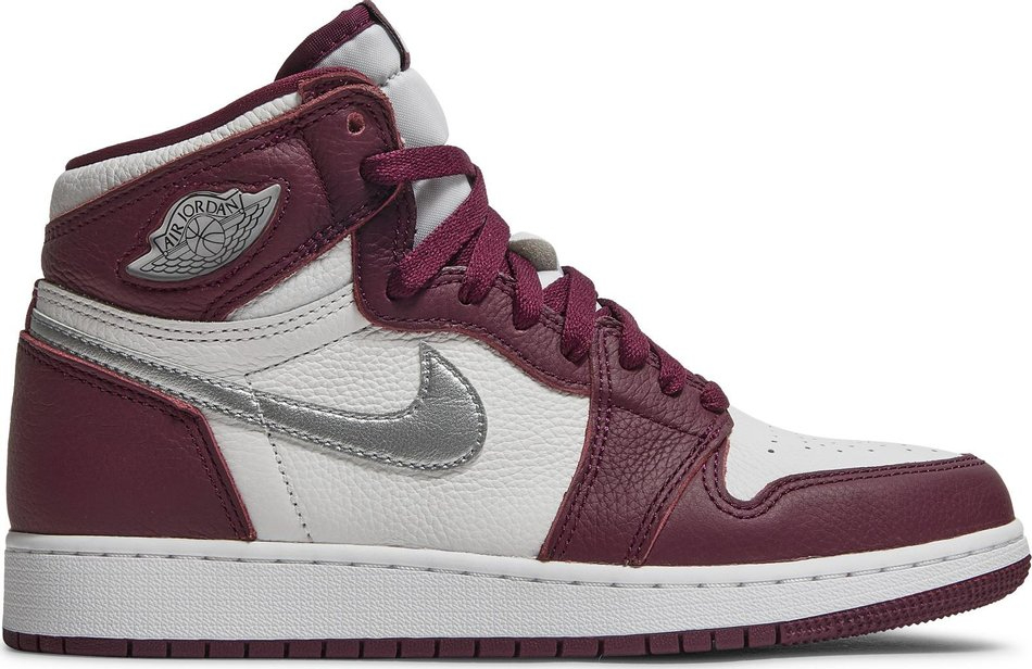 Best Replica Air Jordan 1 Retro High OG GS  Bordeaux  575441-611 - Colareps