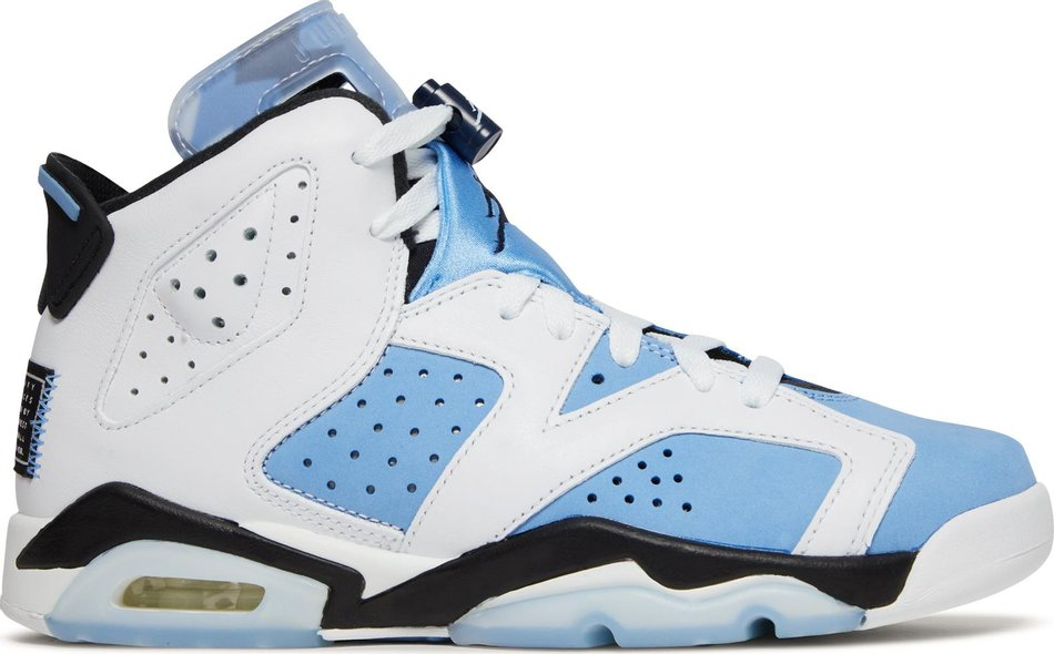 Best Replica Air Jordan 6 Retro GS  UNC Home  384665-410 - Colareps