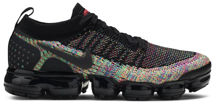 Best Replica Air VaporMax Flyknit 2  Black Multi-Color  942842-017 - Colareps