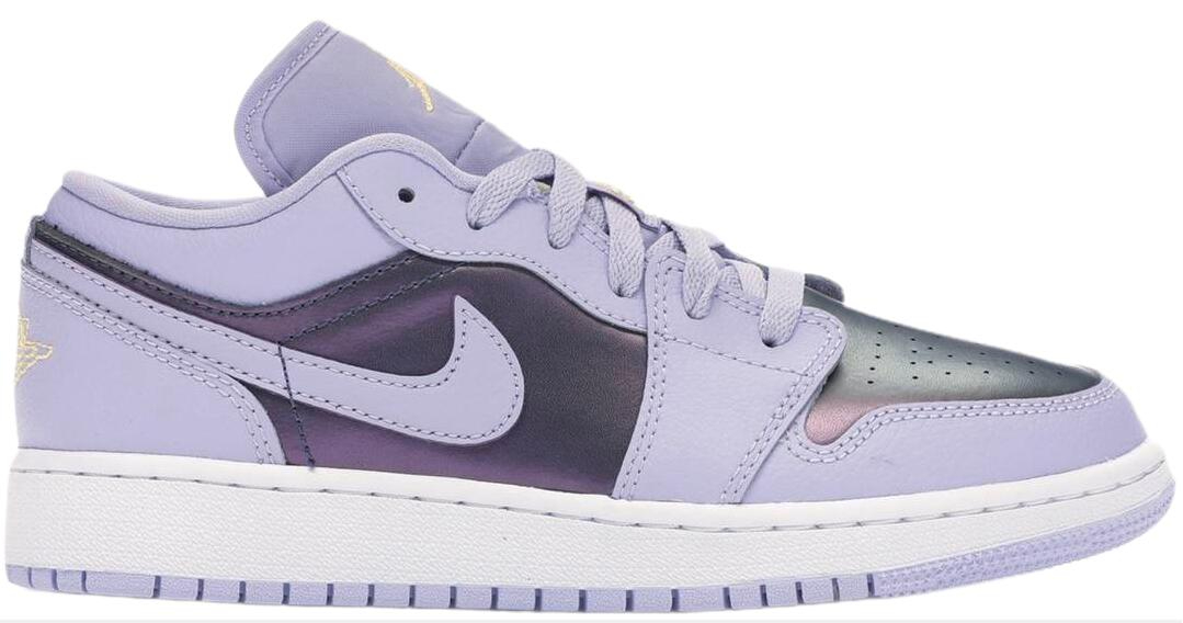 Best Replica Air Jordan 1 Low GS  Oxygen Purple  554723-505 - Colareps