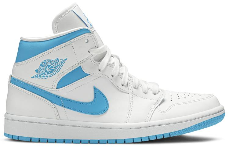 Best Replica Wmns Air Jordan 1 Mid  UNC  BQ6472-114 - Colareps