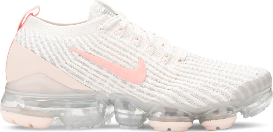 Best Replica Air VaporMax Flyknit 3  Light Cream Crimson Tint  CT1274-200 - Colareps