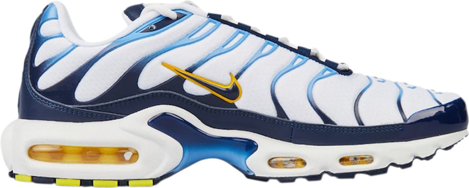 Best Replica Air Max Plus  White Navy Gold  CT1094-100 - Colareps