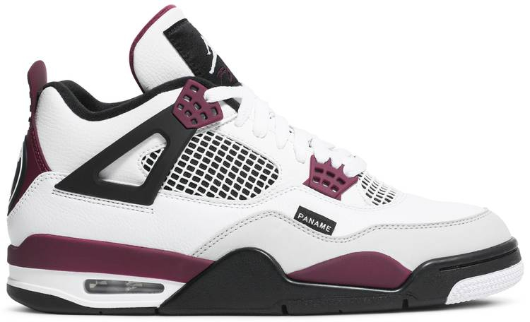 Best Replica Paris Saint-Germain x Air Jordan 4 Retro  Bordeaux  CZ5624-100 Reps - Colareps