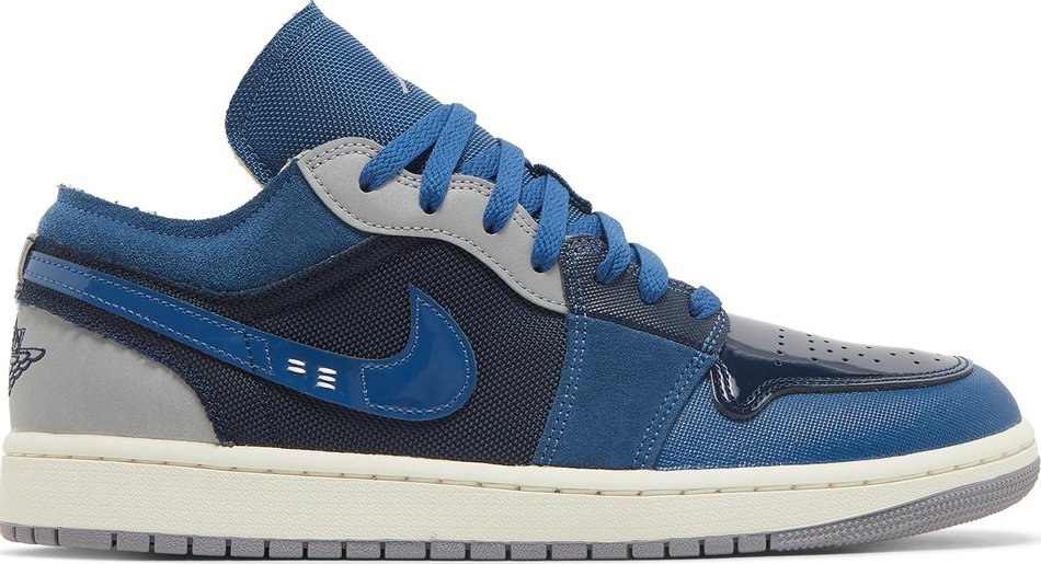 Best Replica Air Jordan 1 Low SE Craft  Inside Out   Obsidian  DR8867-400 - Colareps