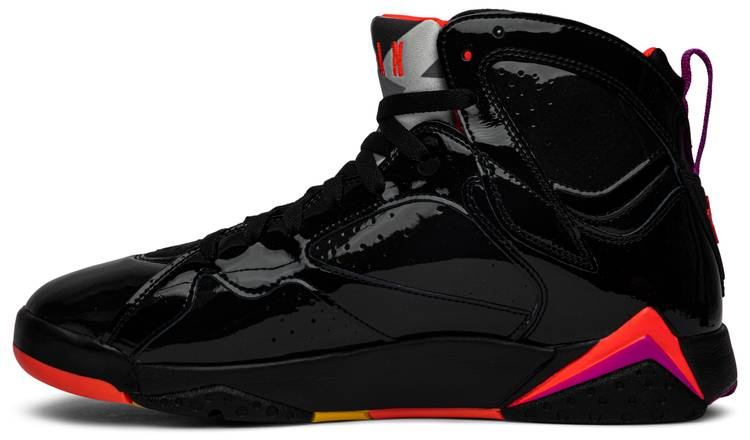 Best Replica Wmns Air Jordan 7 Retro  Black Gloss  313358-006 - Colareps