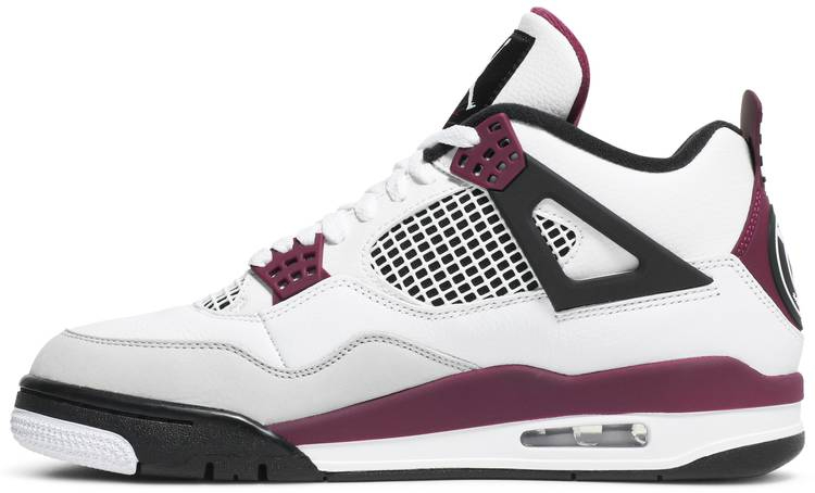 Best Replica Paris Saint-Germain x Air Jordan 4 Retro  Bordeaux  CZ5624-100 Reps - Colareps