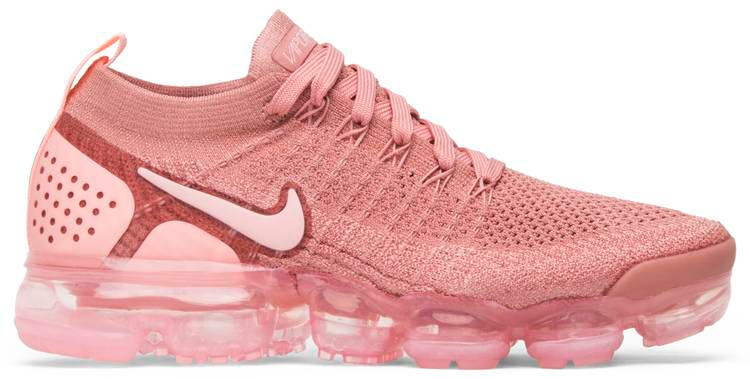 Best Replica Wmns Air VaporMax Flyknit 2  Rust Pink  942843-600 - Colareps