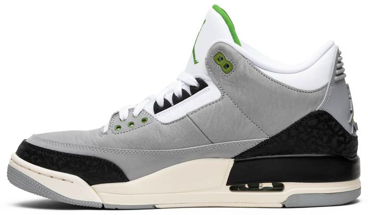 Best Replica Air Jordan 3 Retro  Chlorophyll  136064-006 - Colareps