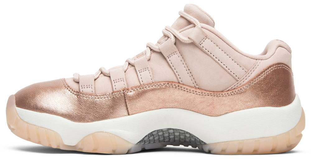 Best Replica Wmns Air Jordan 11 Low  Rose Gold  AH7860-105 - Colareps