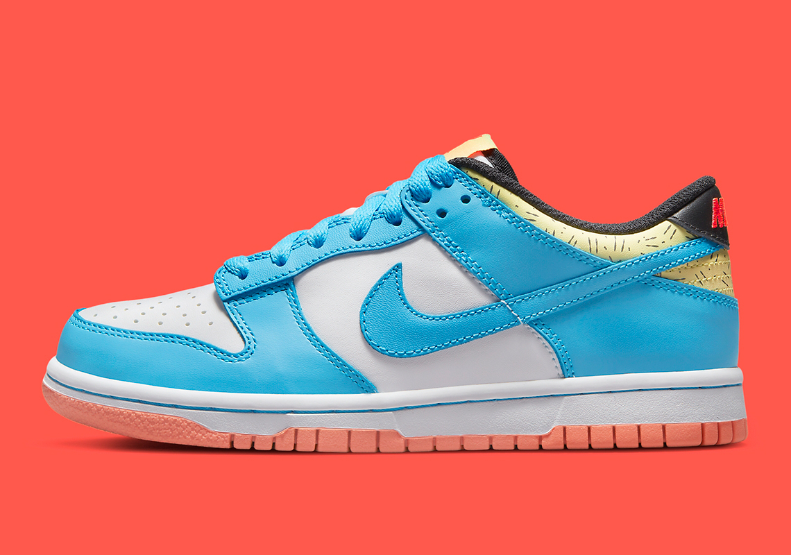 Best Replica Kyrie Irving x Dunk Low SE GS  Baltic Blue Gum  DN4179-400 - Colareps