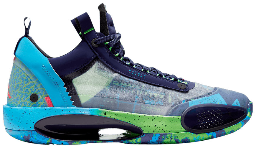 Best Replica Jordan Reps 34 Low  EYBL  CZ7747-500 - Colareps