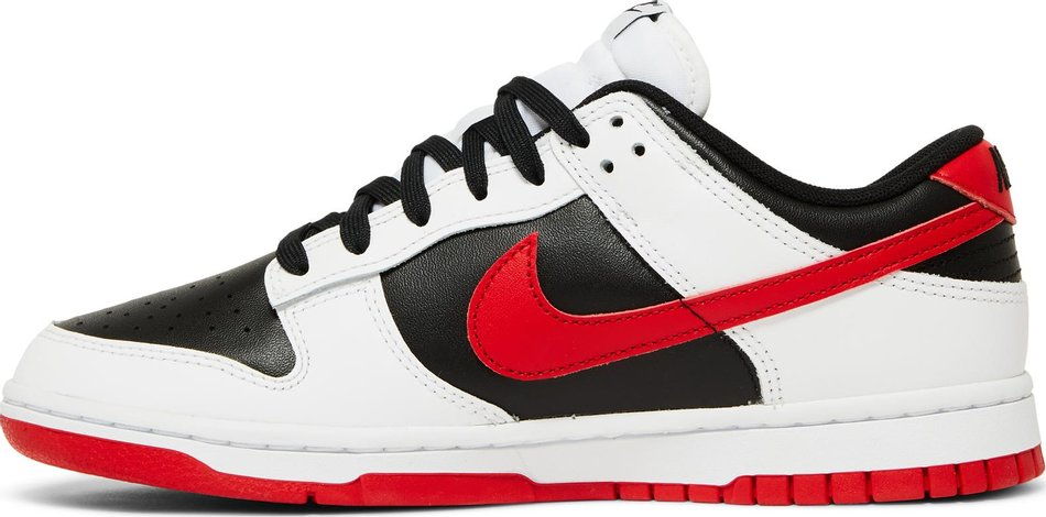 Best Replica Dunk Low  White Black Red  FD9762-061 - Colareps