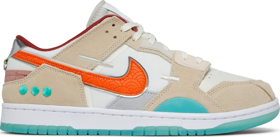 Best Replica Dunk Low Scrap  Shapeless, Formless, Limitless  DQ4975-181 - Colareps