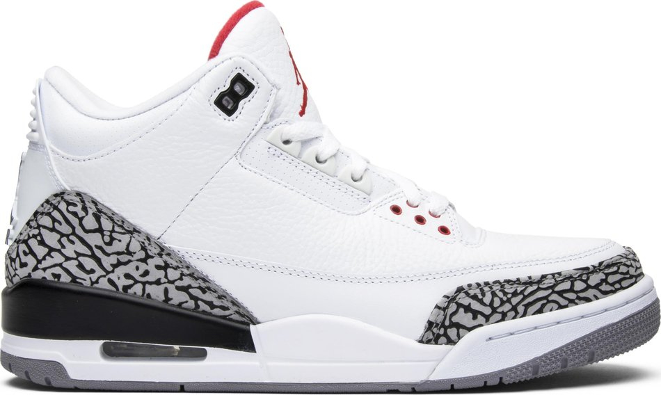 Best Replica Air Jordan 3 Retro  White Cement  2011 136064-105 - Colareps
