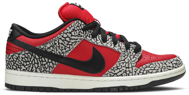 Best Replica Supreme x Dunk Low Premium SB  Red Cement  313170-600 - Colareps