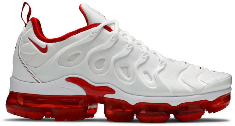 Best Replica Air VaporMax Plus  White University Red  DH0279-100 - Colareps