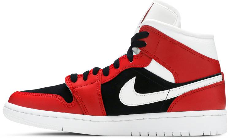 Best Replica Air Jordan 1 Mid  Gym Red Black  BQ6472-601 - Colareps