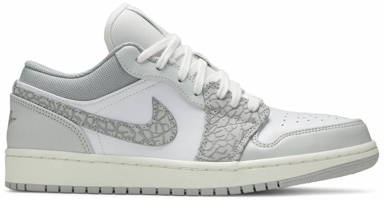 Best Replica Air Jordan 1 Low Premium  Elephant Print  DH4269-100 - Colareps