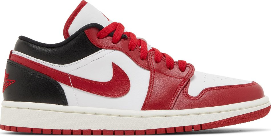 Best Replica Wmns Air Jordan 1 Low  White Gym Red  DC0774-160 - Colareps