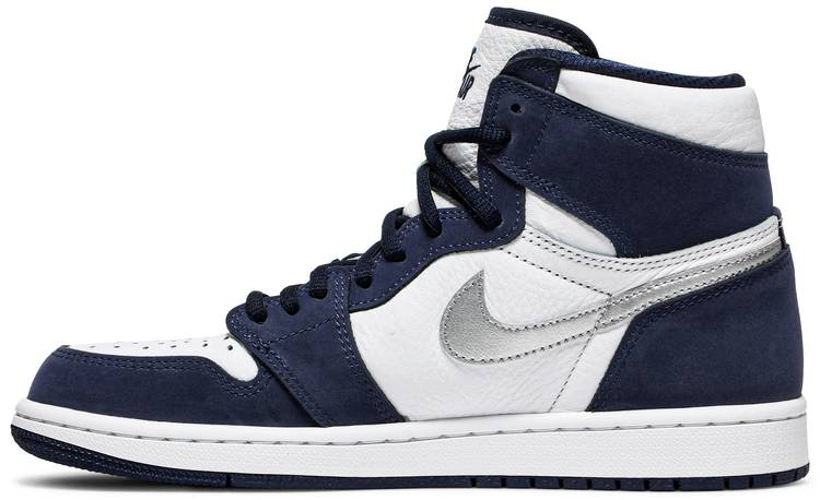 Best Replica Air Jordan 1 Retro High co.JP  Midnight Navy  2020 DC1788-100 - Colareps