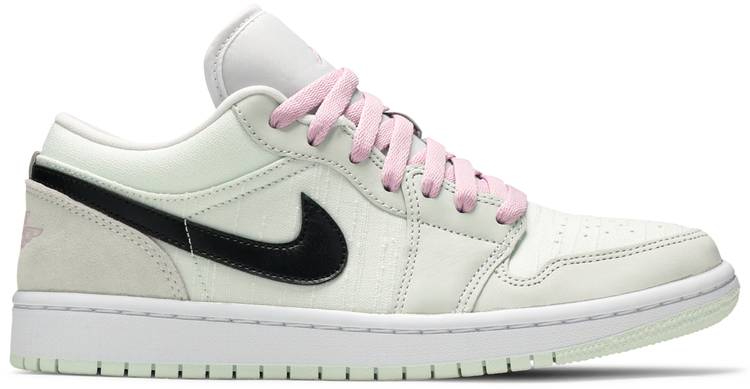 Best Replica Wmns Air Jordan 1 Low SE  Barely Green  CZ0776-300 - Colareps
