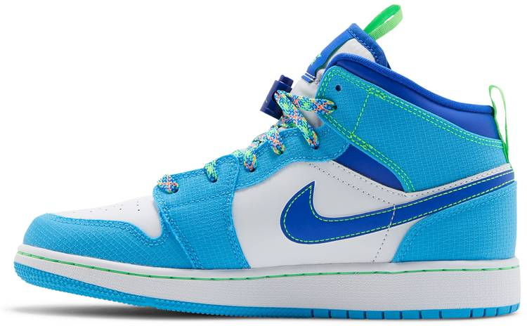 Best Replica Air Jordan 1 Mid SE GS  Sprite  DA8010-400 - Colareps