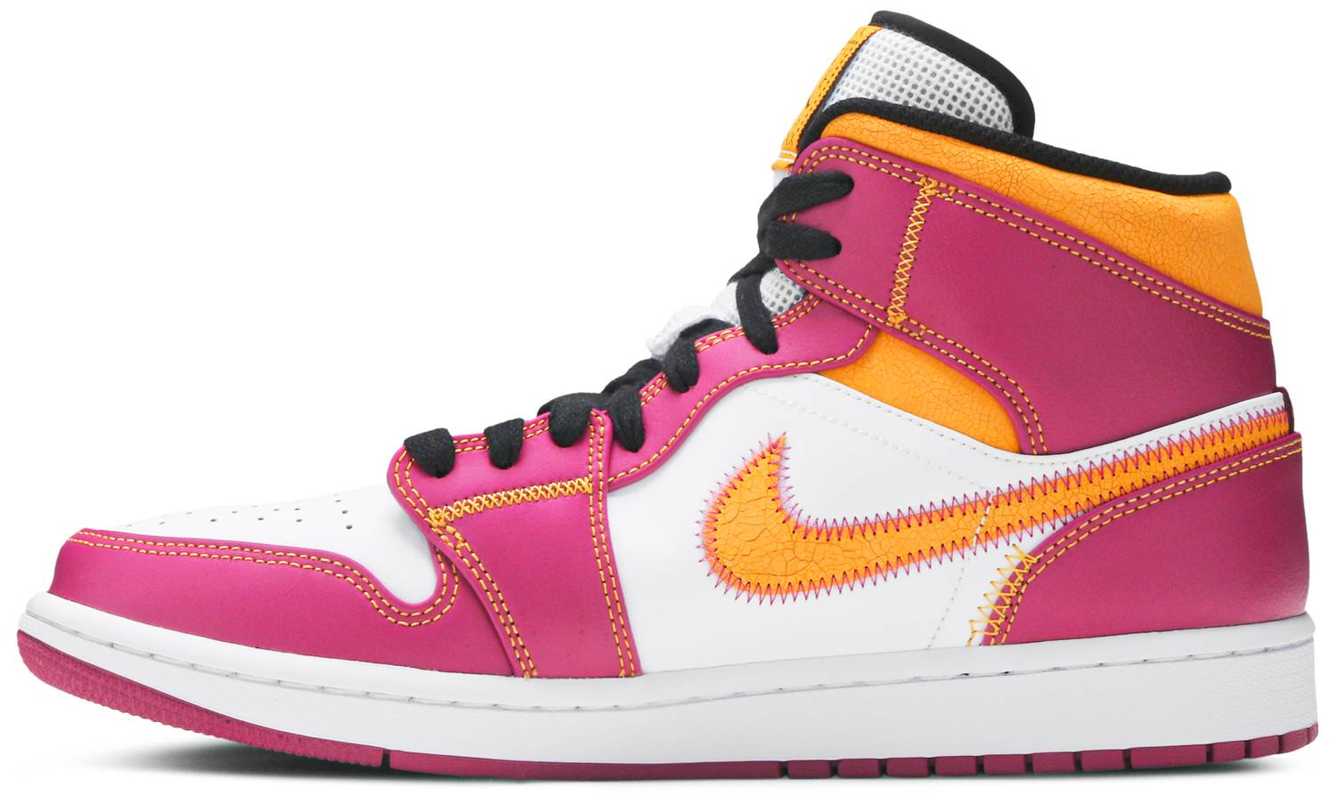 Best Replica Air Jordan 1 Mid  Dia de Muertos  DC0350-100 - Colareps