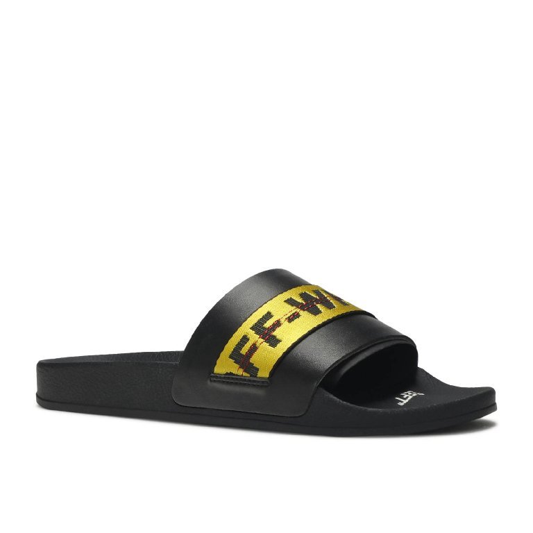 Best Replica Off-white Sliders Industrial logo print - Colareps