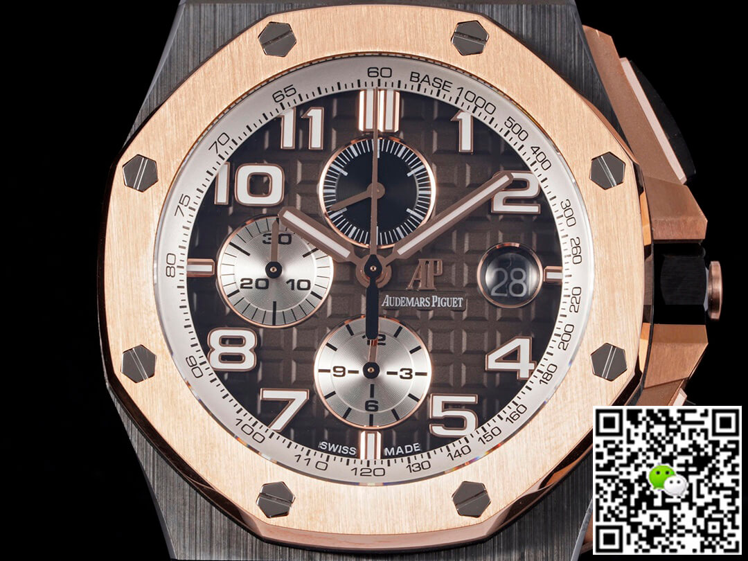 Best Replica Replica Audemars Piguet Royal Oak Offshore 26405NR.OO.A002CA.01 1:1 Best Edition RS Factory Rose Gold - Colareps