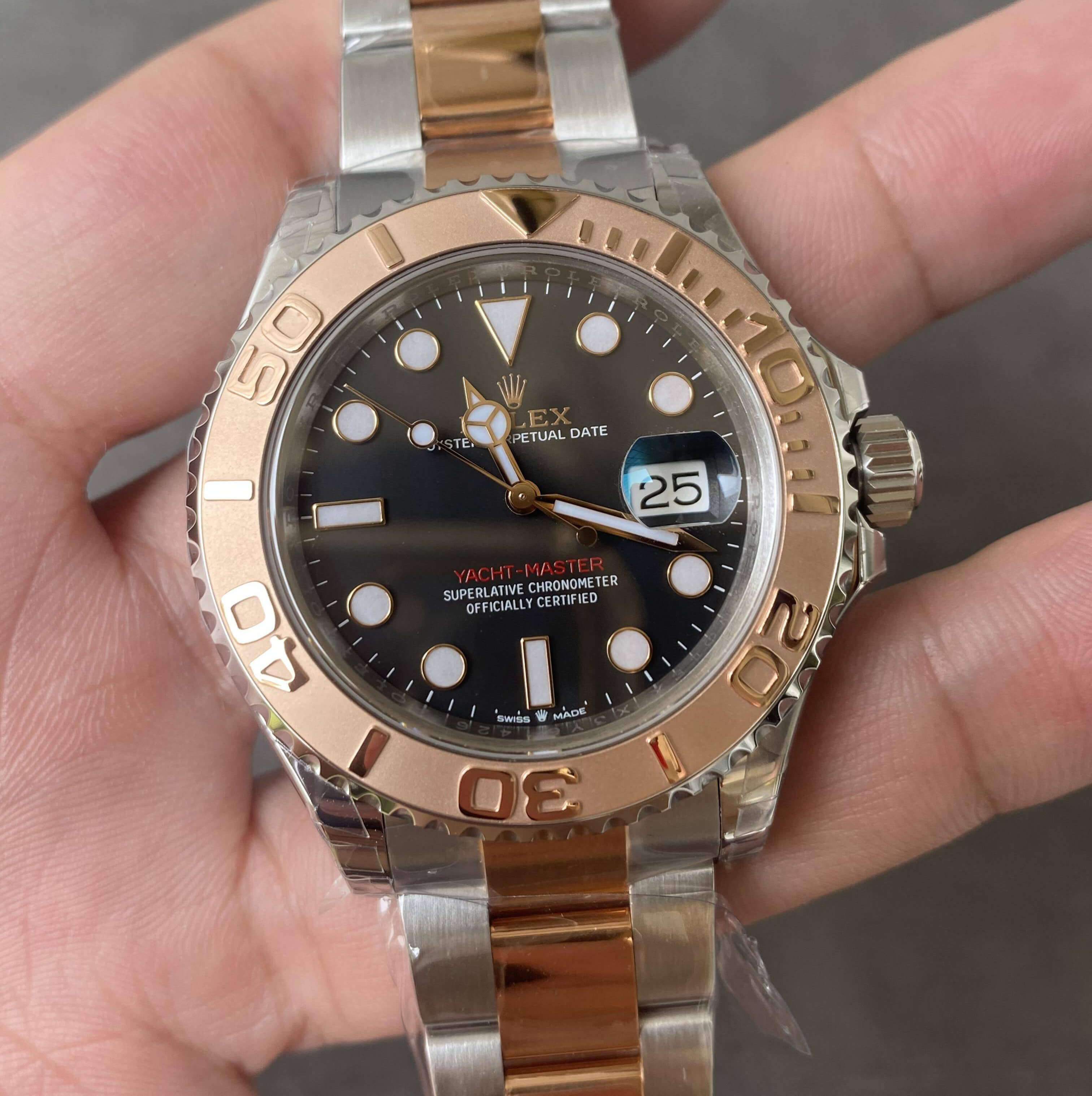 Best Replica Replica Rolex Yacht Master M126621-0002 1:1 Best Edition VS Factory Rose Gold Bezel - Colareps