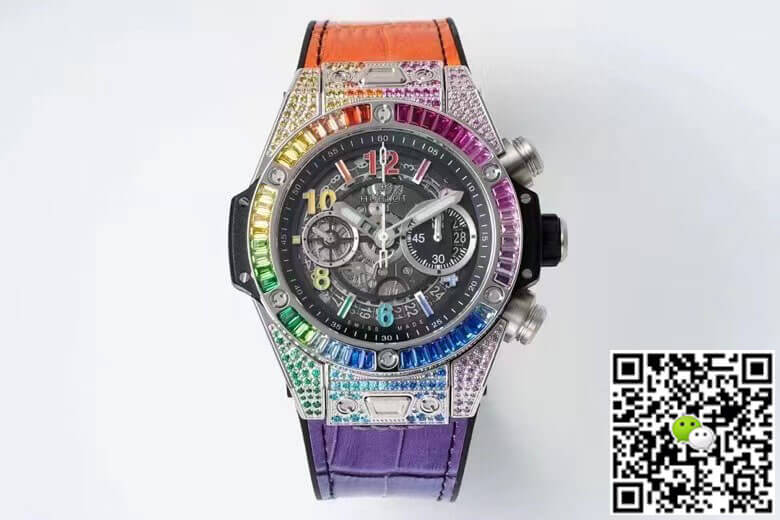 Best Replica Replica Hublot BIG BANG Unico 411.NX.1117.LR.0999 1:1 Best Edition ZF Factory Rainbow Skeleton Dial - Colareps