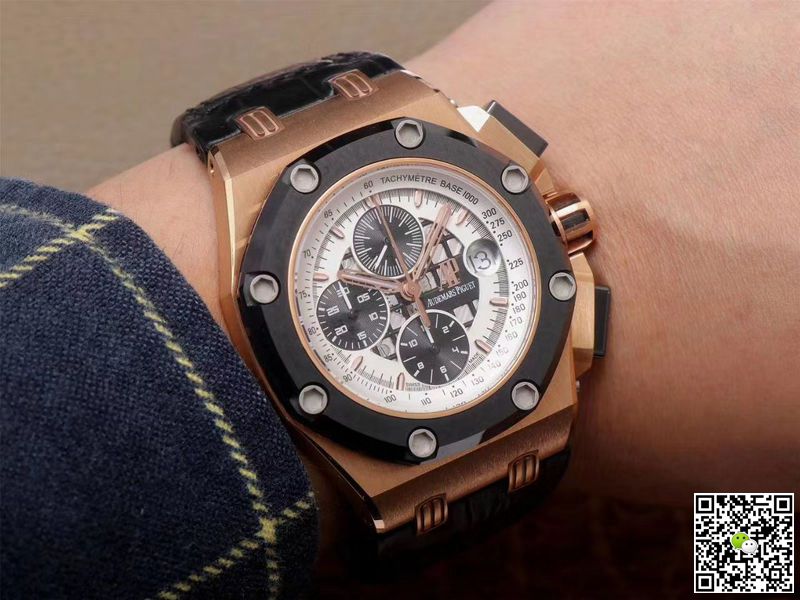 Best Replica Replica Audemars Piguet Royal Oak Offshore 26078RO.OO.D002CR.01 1:1 Best Edition JF Factory Rose Gold Swiss ETA3126 - Colareps