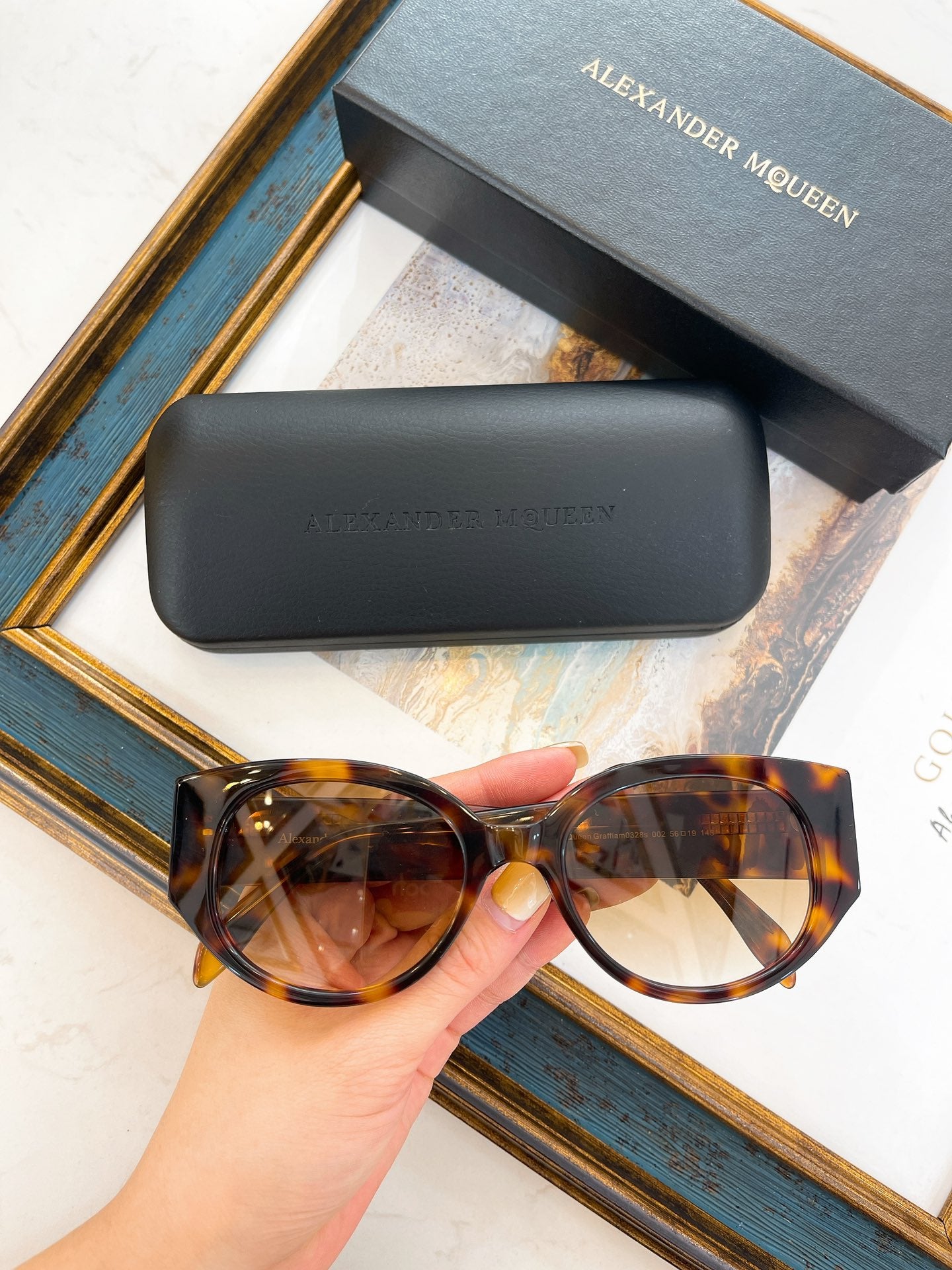 Best Replica Alexander Mcqueen Dupes Sunglasses - Colareps