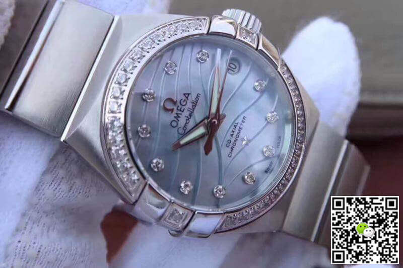 Best Replica Replica Omega Constellation Double Eagle Lady 27MM 3S Factory 1:1 Best Edition Swiss ETA8520 - Colareps
