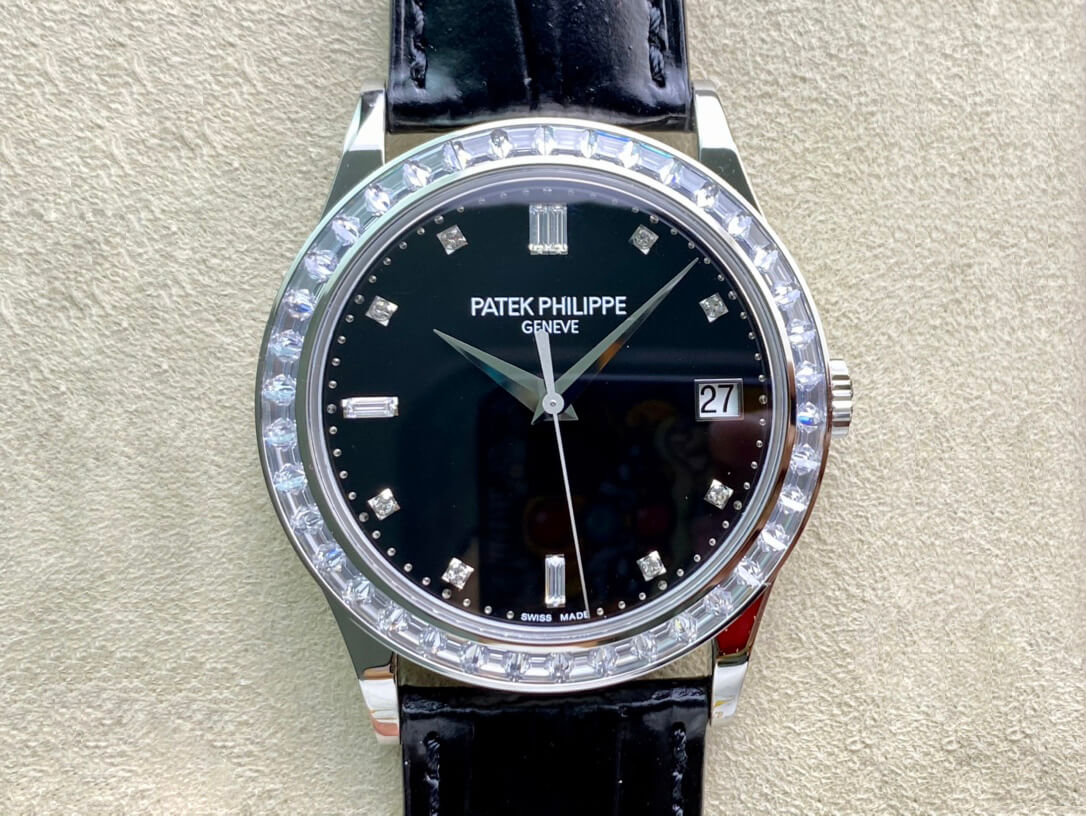 Best Replica Replica Patek Philippe Calatrava 5298P-012 1:1 Best Edition ZF Factory Black Dial - Colareps