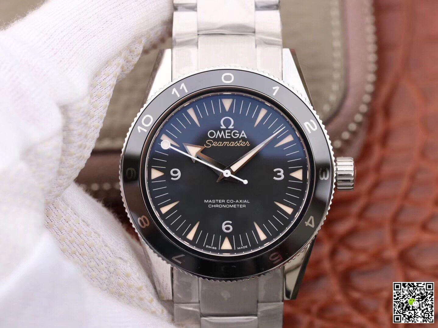 Best Replica Replica Omega Seamaster Planet Ocean 233.30.41.21.01.001 VS Factory 1:1 Best Edition Swiss ETA2824 Black Dial With Superlume - Colareps