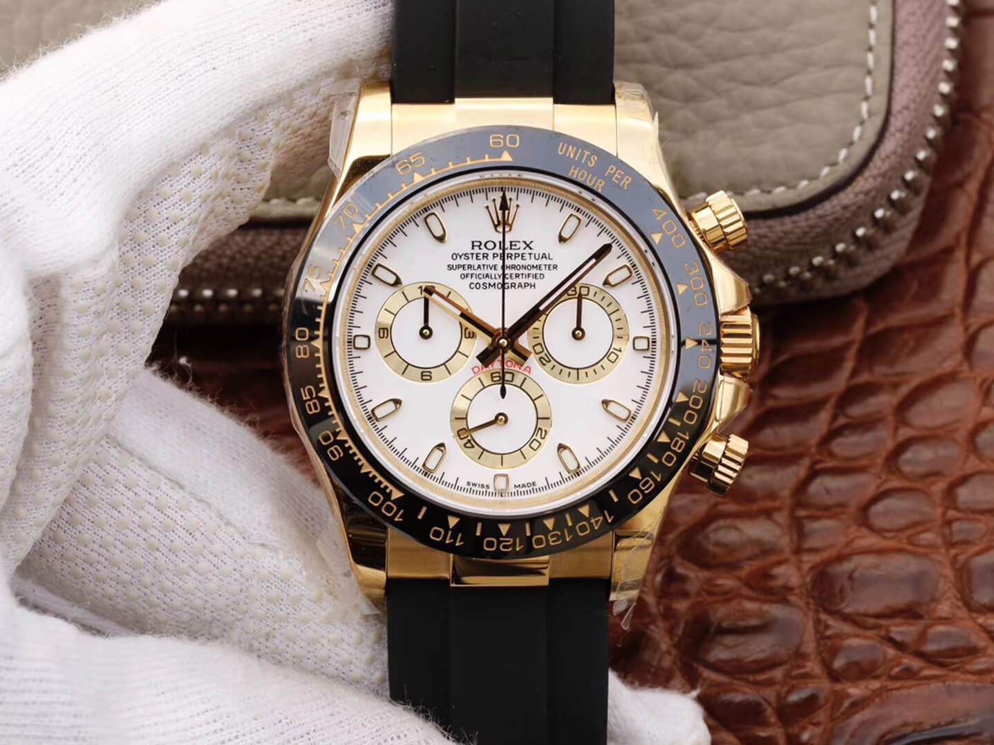 Best Replica Replica Rolex Daytona Cosmograph M116518ln-0041 1:1 Best Edition JH Factory Ceramic Bezel - Colareps