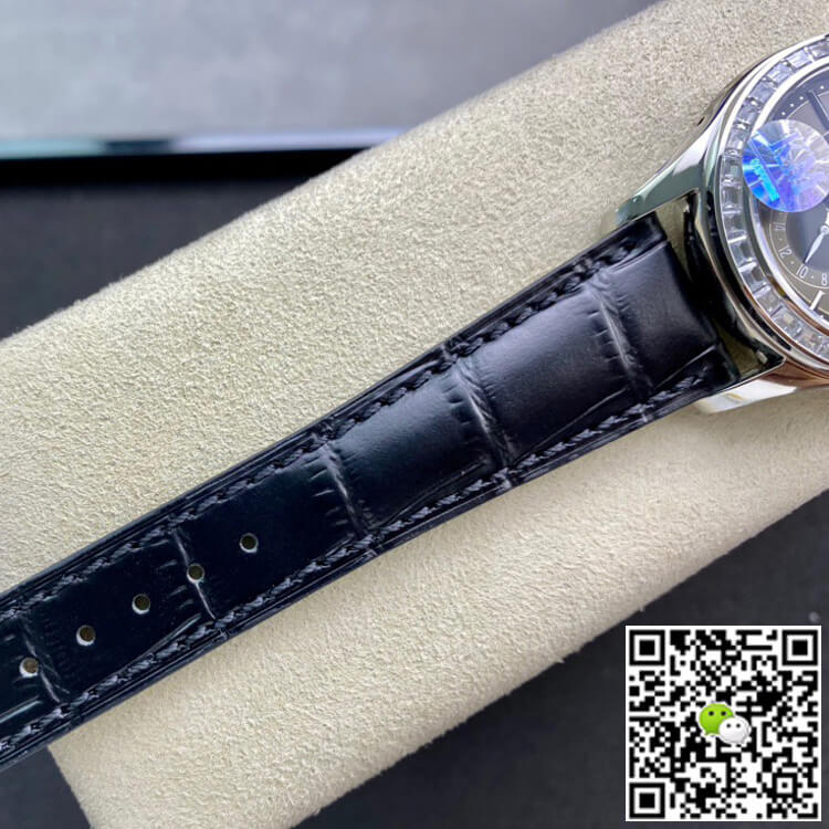 Best Replica Replica Patek Philippe Grand Complications 5205G 1:1 Best Edition KM Factory Diamond Bezel - Colareps