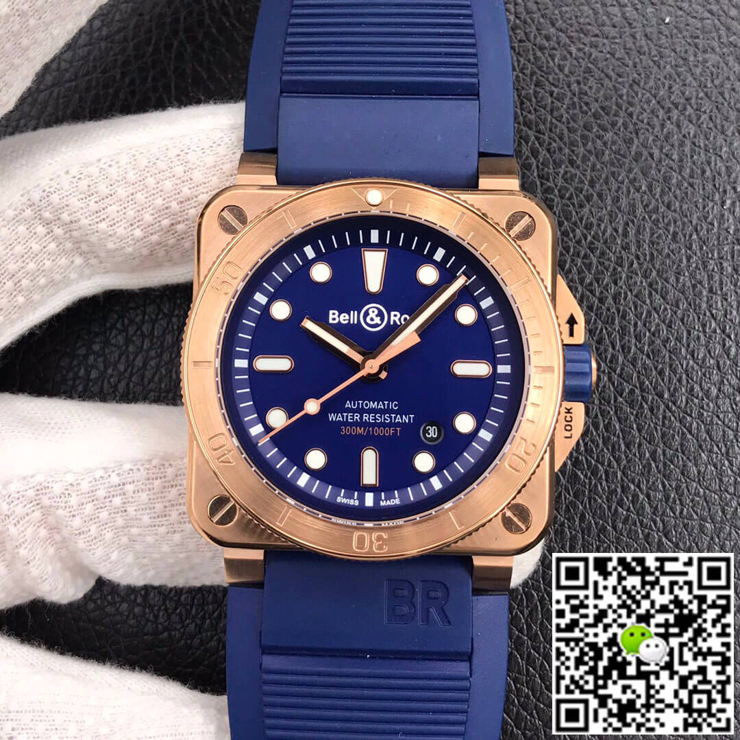 Best Replica Replica Bell   Ross BR 03-92 1:1 Best Edition Blue Dial - Colareps