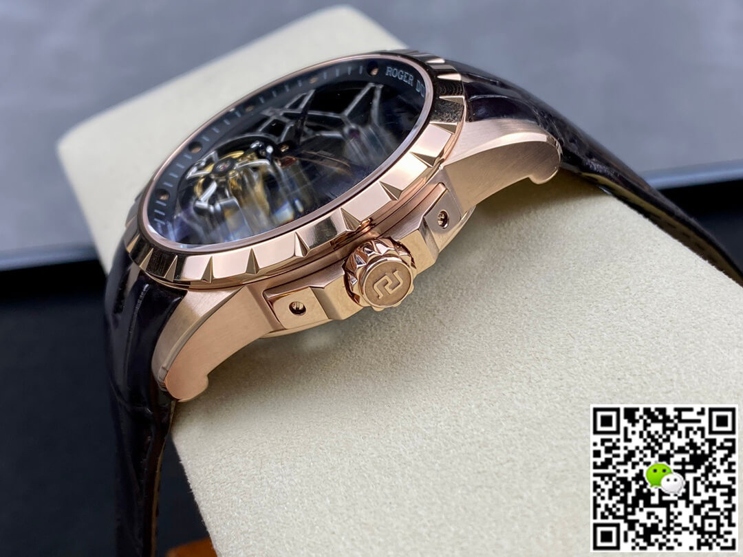 Best Replica Replica Roger Dubuis Excalibur RDDBEX0395 1:1 Best Edition YS Factory Double Tourbillon Dial - Colareps