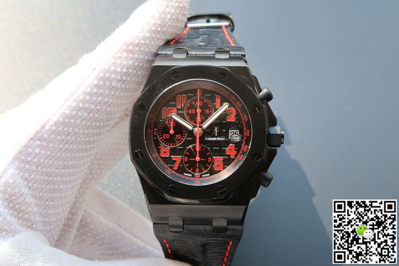 Best Replica Replica Audemars Piguet Royal Oak Offshore 26186SN.OO.D101CR.01 1:1 Best Edition JF Factory Black Dial - Colareps