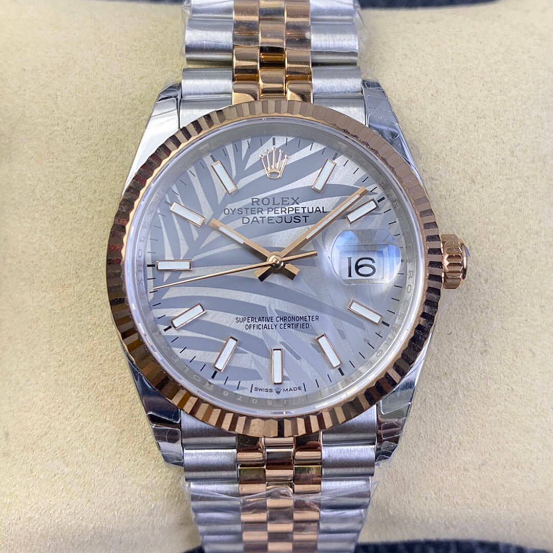 Best Replica Replica Rolex Datejust M126231-0031 1:1 Best Edition EW Factory Rose Gold - Colareps