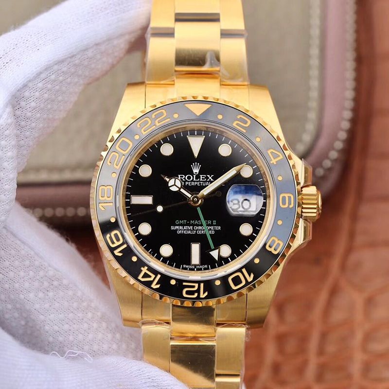 Best Replica Replica Rolex GMT Master II 116718 40mm EW Factory 1:1 Best Edition Swiss ETA2836 Black Dial - Colareps