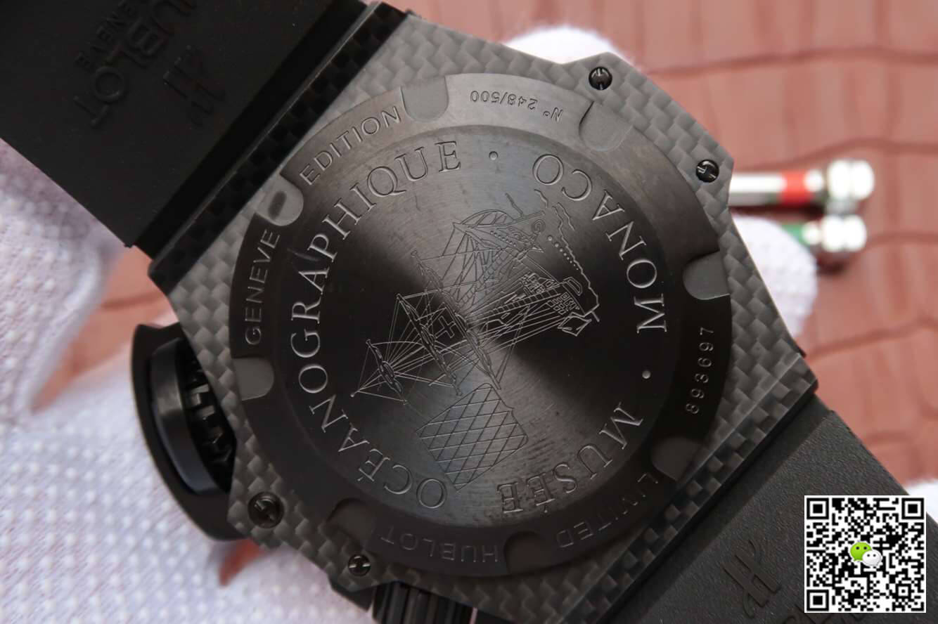 Best Replica Hublot Replica King Power Oceanographic 4000M 731.QX.1140.RX 1:1 Best Edition V6 Factory Forged Carbon Fiber - Colareps