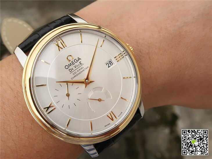 Best Replica Replica Omega De Ville 424.53.40.21.02.002 1:1 Best Edition ZF Factory Yellow Gold - Colareps